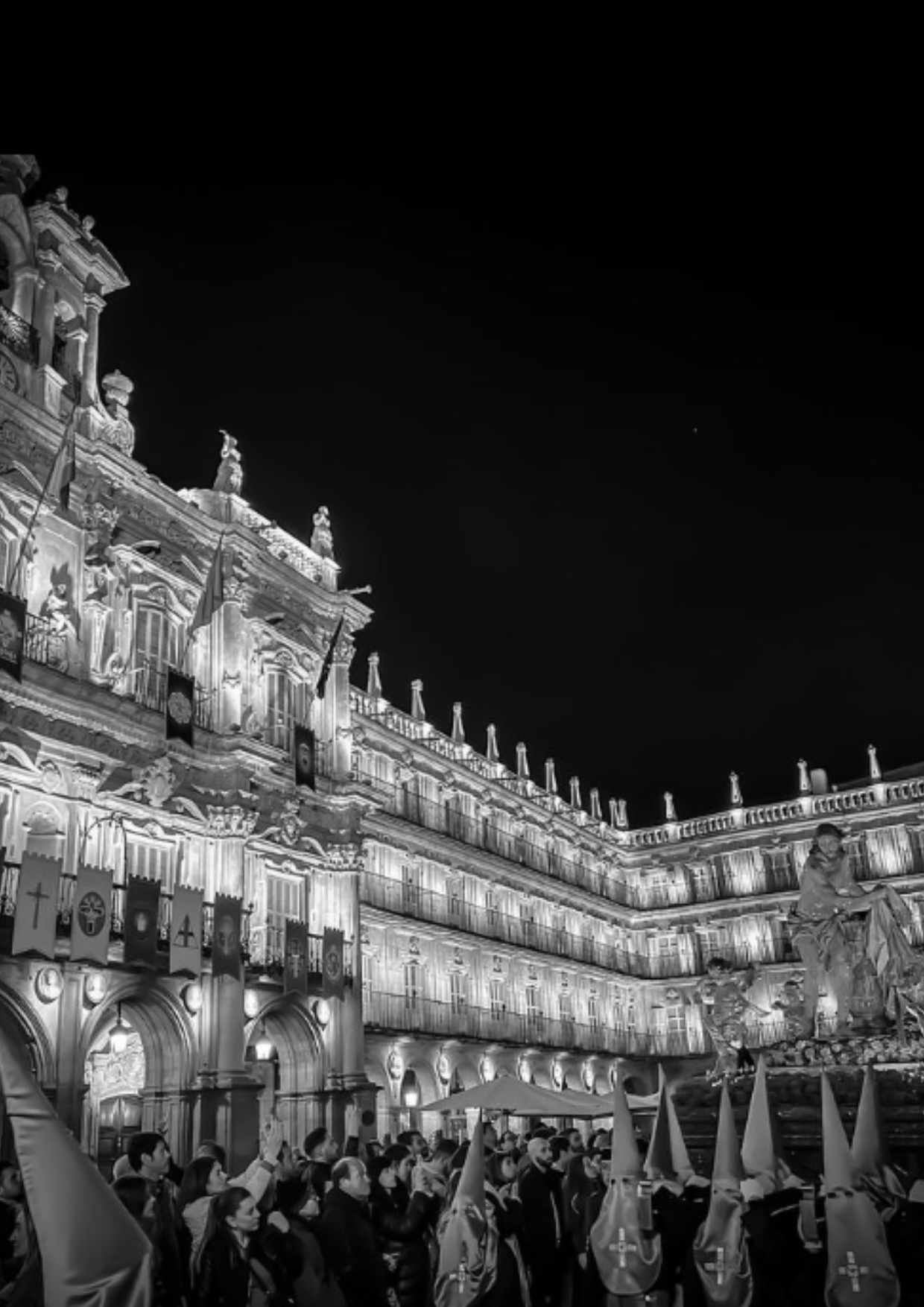 Semana Santa en Salamanca en la Plaza Mayor